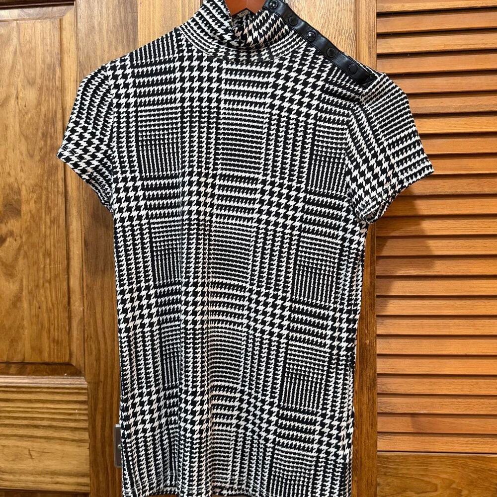 Ralph lauren houndstooth top